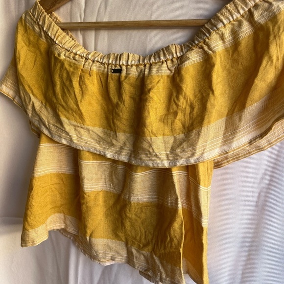 O'Neill Yellow Striped Top - Picture 4 of 9